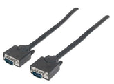 Cable SVGA HD15 macho a HD15 macho - de 3.0m Color Negro, Completamente blindado para reducir la interferencia EMI - 311748